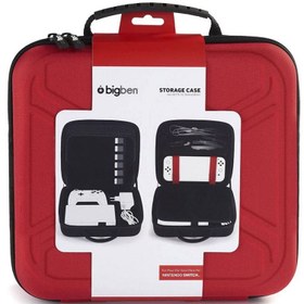 تصویر کیف حمل بیگ بن BigBen Storage Case Complete برای Nintendo Switch - قرمز 