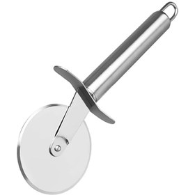 تصویر پیتزا بر استیل 