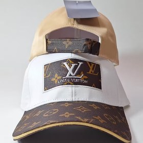 تصویر کلاه کپ نقاب چرم مدل Louis Vuitton 