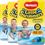 تصویر پوشک استخری هاگیز سایز 5 و 6 Huggies Pool Diaper Size 5-6