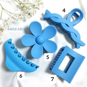 تصویر کلیپس شمعی وارداتی آبی - 1 