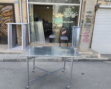 تصویر میز فلزی تاشو 