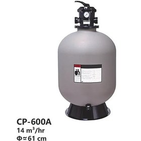 تصویر فیلتر شنی تصفیه آب استخر سیپو cipuمدل CP-600A قطر 61 