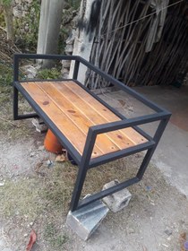 تصویر نیمکت چوبی کد R11 