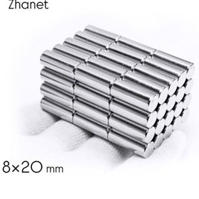 تصویر مگنت استوانه ای قوی 