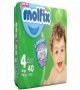 تصویر پوشک مولفیکس سایز 4 بسته 40 عددی ا Molfix diaper size 4 pack of 40 Molfix diaper size 4 pack of 40