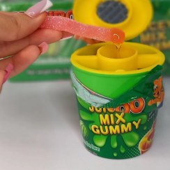 تصویر پاستیل با سس هاریبو(هندوانه) 