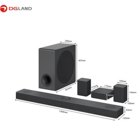 تصویر ساندبار ال جی مدل S80QR LG Soundbar S80QR