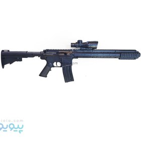 تصویر تفنگ اسباب بازی مدل AR-15 