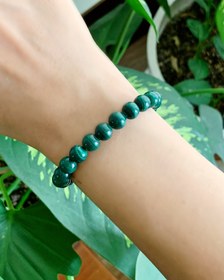 تصویر دستبند سنگ مالاکیت 