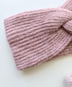 تصویر هدبند صورتی تیره افقی 