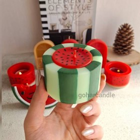 تصویر شمع هندونه یلدایی 