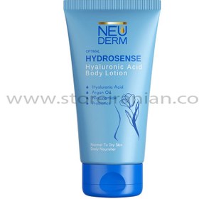 تصویر لوسیون بدن هیالورونیک اسید اپتیمال هیدروسنس نئودرم حجم 150 میلی لیتر Neuderm Optimal Hydrosense Hyaluronic Acid Body Lotion 150ml