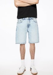 تصویر شورت و شلوارک مردانه پول اند بیر Pull & Bear اورجینال 3692503 