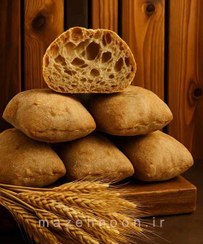 تصویر نان چاپاتا با خمیر ترش 