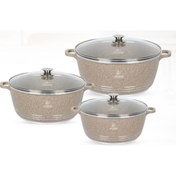 تصویر سرویس قابلمه 6 پارچ گرانیت لایف اسمایل 