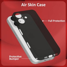 تصویر کاور مارگن مدل Air Skin مناسب برای گوشی موبایل اپل iPhone 16 