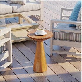 تصویر میز عسلی چوبی کد 001 