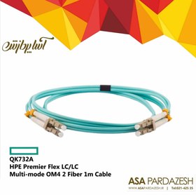 تصویر کابل فیبر نوری اچ پی HPE Premier Flex LC/LC Multi-mode OM4 2 Fiber 1m Cable | QK732A 