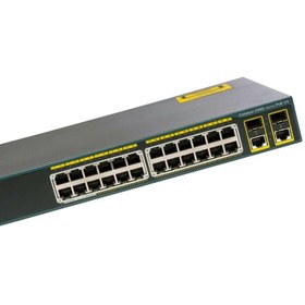 تصویر سوئیچ سیسکو مدل WS-C2960-24PC-L استوک Cisco Switch WS-C2960-24PC-L 24port Stock