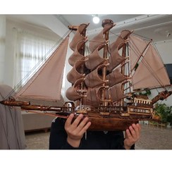 تصویر کشتی چوبی مدل (پرنسس۳) طول60سانت 