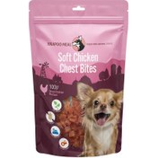 تصویر تشویقی سگ نخودی نرم سینه مرغ برند هاپومیل Haapoomeal chicken chest chips 