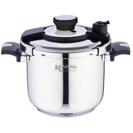 تصویر زودپز 6 لیتری کارال مدل دیسنت Karal Desent Pressure Cooker 6 Liter