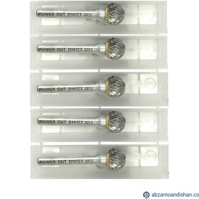 تصویر فرز فرم سر کروی D سایز 14 برند پاور کات 