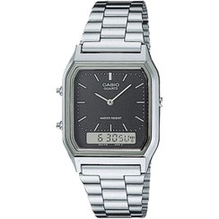 تصویر ساعت مچی کاسیو مدل AQ230A-1DMQ با بند استیل مردانه 