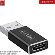 تصویر مبدل USB به تایپ C ارلدام Earldom Type-C To USB TC07 Earldom Type-C To USB TC07