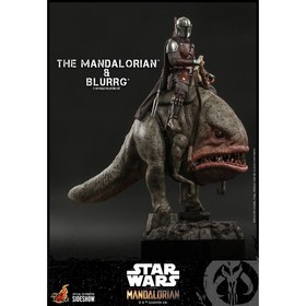 تصویر The Mandalorian TMS046 The Mandalorian and Blurrg 1/6th Scale Collectible Figure Set THE MANDALORIAN