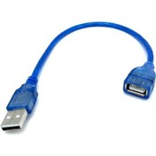 تصویر کابل افزایش طول USB انزو مدل ENZO AT03 طول 30 سانتی متر ENZO USB Extension Cable AT 03 30CM