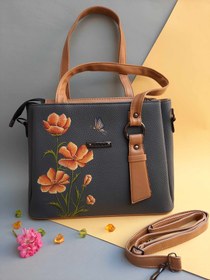 تصویر کیف چرم با رنگ ثابت و قابل شستشو طرح نارمهر 