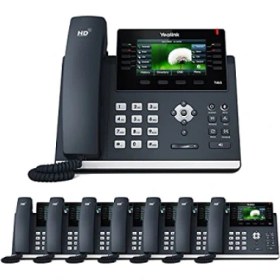 تصویر تلفن تحت شبکه یالینک SIP-T46U Yealink SIP-T46U IP Phone