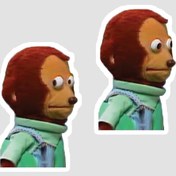 تصویر استیکر میم میمون توییتر 