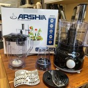 تصویر غذا ساز چندکاره عرشیا مدل FP145-2668 ا Arshia multifunction food processor model FP145-2668 Arshia multifunction food processor model FP145-2668