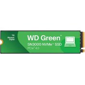 تصویر حافظه اس اس دی اینترنال وسترن دیجیتال Green SN3000 M.2 2280 NVMe ظرفیت 1 ترابایت Western Digital Green SN3000 M.2 2280 NVMe 1TB Internal SSD