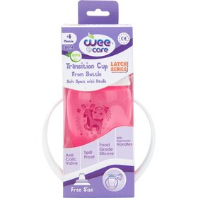 تصویر لیوان با سر سیلیکونی ارتجاعی وی کر مدل Latch کد C707 حجم 300 میلی لیتر 