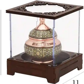 تصویر قندان 12 خاتم کندویی 