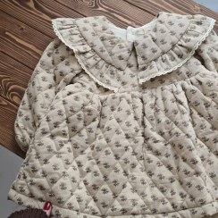 تصویر سارافون مخمل لاینردار دخترانه 