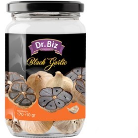 تصویر پک دو عددی سیر سیاه فراوری شده دکتر بیز وزن خالص ۱۷۵ گرم Dr Biz Black Garlic