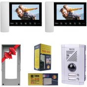 تصویر پکیج آیفون تصویری تابا مدل TVD5-70 دو واحدی 