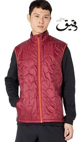 تصویر جلیقه ورزشی بروکس مردانه Brooks shield Hybrid vest زرشکی Brooks shield Hybrid vest