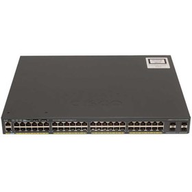 تصویر سوئیچ سیسکو مدل WS-C2960X-48LPS-L استوک Cisco WS-C2960X-48LPS-L 48Port Switch Stock