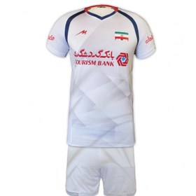 تصویر ست پیراهن و شورت ورزشی طرح طرح تیم ملی والیبال ایران 2020 