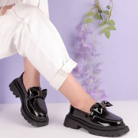 تصویر کفش لوفر دخترانه ورنی سایز ۳۷ تا ۴۰ 