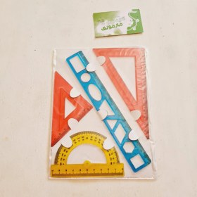 تصویر ست خط کش و گونیا 