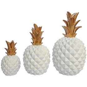 تصویر دکوری طرح آناناس مجموعه سه عددی ا Pineapple design decor Pineapple design decor
