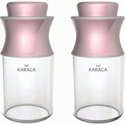 تصویر نمک پاش و فلفل پاش مدل Rosegold رز گلد کاراجا 