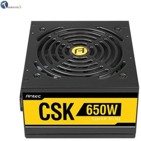 تصویر پاورکامپیوتر انتک مدل 650 وات مدل غیر ماژولار CSK 650W Bronze CSK 650W Bronze Antec Power Supply